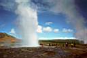 Geysir - Strokkur mid-whoosh